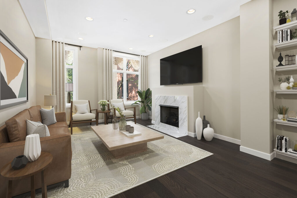 Real Estate Virtual Staging - Living room